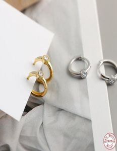 Hoop Huggie GS 925 gioielli in argento sterling orecchino per gli amanti039 ragazza donna souvenir lusso rotondo pendientes accessori7565731