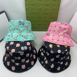 Cappello da pescatore di design con cappelli da pescatore unisex leggeri e resistenti ai raggi UV, cappello da spiaggia con stampa scozzese a animali