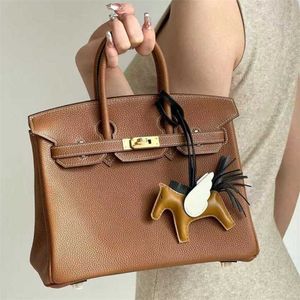 70% Factory Outlet Off Handmade hand sewn with wax thread calfskin handbag lock catch women's bag elephant grey on sale