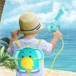 Pistole Spielzeug Kinder Tier Rucksack Wasserpistole Outdoor Spielen Wasser Spray Strand Spielzeug Sommer wasserpistole spielzeug Sommer Party Spiel Karneval YQ240307