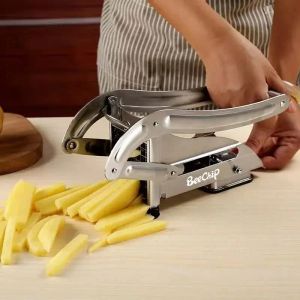 Cortador de legumes máquina de corte multifuncional aço inoxidável corte manual ferramenta cortador de batata para pepino frutas e legumes