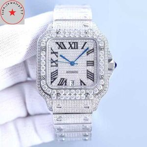 Zestaw moissanite z diamondsclassic Fusion Luxury DataJust Watch for Men Men Moissanite Mosang Stone Diamond Watch Projektant Watches Montre de Luxe