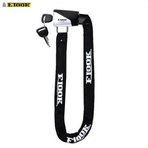 ETOOCH ANTI-THE THE BICYCLE LOCK Scooter Lock High Security Bike Lock för MTB Road Bike Heavy Duty Chain Lock For Bicycle With Key 240301
