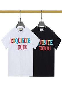 2022 Europe Men039s Tshirts Italy Exquisite Fashion Show Print Tee Design T Shirt High Street Summer Fashion SkateBoard9746255