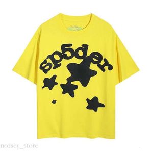 SP5der Designer T Shirt 2024 Erkekler ve Kadınlar İçin Yaz Grafik Tee Giyim 555 Örümcek Tshirt Pembe Siyah Beyaz Young Thug 55555 Gömlek 380