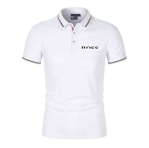 Prawidłowy styl Man Projektanci Ubrania męskie koszulki Polos koszulka 2024 marki mody Bos Summer Business Casual Sports T-shirt bieganie na świeżym powietrzu krótkie rękawie 323