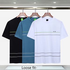 Men's T Shirts Bos tshirts polo bos Tees Autumn Half Sleeve Sweater t shirt Mens Short T-shirt Bee Jacquard Printed T-shirt Embroidery Casual Line Top Large M-XXXL