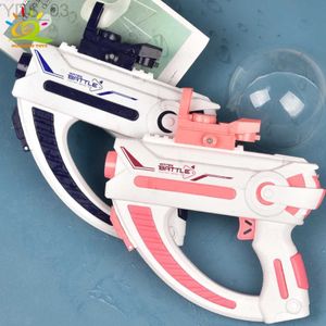 Gun Toys HUIQIBAO Space Electric Automatic Water Storage Gun Portable Children Summer Beach Outdoor Fight Fantasy Toys for Boys Kids Game YQ240307