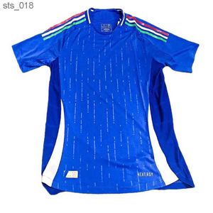 Fan Fans Player per le maglie di calcio 2024 Itary Euro Cup Belotti Zaniolo Raspadori Jorginho 125 ° Anniversario Shirt da calcio Maglie da Calcioh240307