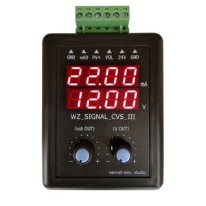 調整可能な4-20MA信号ジェネレーター24V電流電圧トランスミッターキャリブレーターソース0-10V定量電源シミュレーション