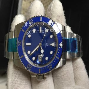 Men's V12 Version Watches Automatic Cal 3135 Movement 3130 Watch Men 904L Steel Black Blue Green Ceramic Dive Clasp Water Res274J