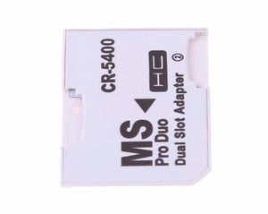 Высококачественный адаптер Dual Micro SD TF для Memory Stick MS Pro Duo CR5400 CR5400 для карты PSP, двойной адаптер с 2 слотами2608601