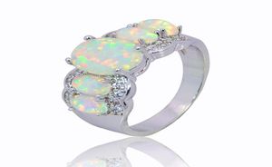 Wedding Rings Whole Retail Fashion Jewelry White Opal Fire Stone Sterling Sliver Pendants For Women RAT0026680216