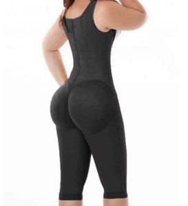 Kleidungsstück für Damen, Hüftlifting-Korsett, siamesische Hose, Shapewear, postpartale Sanduhr-Gürtel mit Knöpfen und langen Formstäben, Spitze 2202285294030