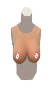 BCDEG CUP Artificial Fake Boobs Bodysuit Plates Silicone Breast Forms for Transgender Crossdresser Shemale Dragqueen Masquerade BU4341137