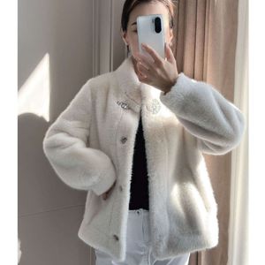 Environmentally Friendly 2023 For Women In Autumn And Winter, Haining Thickened New Style Imitation Mink Fur Integrated Young Short Coat 570326