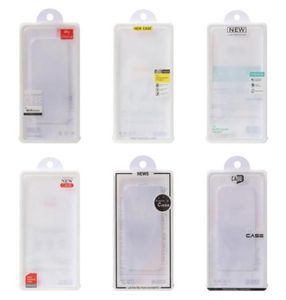 Universal plast tom PVC Retail Package Box Packing Boxes för mobiltelefonfodral iPhone 13 12 11 Pro Max med insert6788502