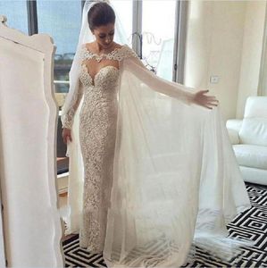 Exquisite White Ivory Chiffon Long Wedding Cape Shawl Applique Bridal Jackets Bolero Bridal Wraps Accessories Custom Made2784145