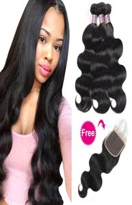 Kaufen Sie 3 Bundles Body Wave Get A Closure Deep Loose Brasilianisches Echthaar Bundles Loose Wave Yaki Straight Deep Wave Water4593686