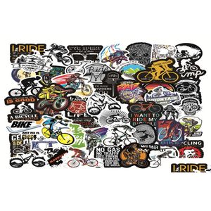 Adesivos de carro 50 Outdoor Mountain Offroad Bike Iti Adesivos Lage Motocicleta Trolley Caso Mão Conta À Prova D 'Água DIY Adesivos2864949 Dr Dhmf0