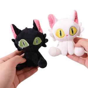 Sevimli siyah kedi bebek peluş anahtarlık baba sevimli kedi bebek anahtarlık kolye küçük hediye peluş oyuncak toptan ücretsiz ups