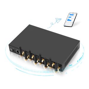 4G Lte 8 Antenna Channel High Gain Signal Wireless Modem Support SMPP Http API Data Analysis And SMS Notification System