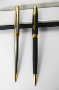 2pc metal Parker Sonnet Series With Golden Arrow Clip Ballpoint Pen 2 Ballpoint Pen Refill213t3896668