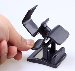 Mini Adjustable TV Clip Monitor Mount Plastic Holder Stand Clamp For Playstation PS 4 PS4 Eye Motion Camera Clip Holder Retail Box5098031