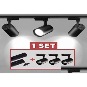 Spårlampor hela set LED -spårljuslampa 12W 20W 30W 40W Rail Lighting Tak Spotlampor FÖRSLÄGNINGAR FÖR KLÄDER STOCK HEM 220V DHEV9