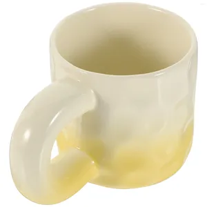Yemek takımı setleri kupa fincan porselen seramik çay büyük kapasite içme kupalar su çay fincan süt