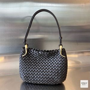 Designerski moda torby na ramię Clicker torebka intrecciato TOTE hobo splot jambskin tkana oryginalna skórzana kobieta worka torba sprzęgła 10a najwyższej jakości