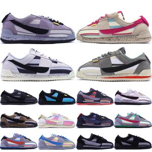 Top Union CortezSP Running Shoes Homens Mulheres Bullet Trainers Lemon Frost Smoke Cinza Pálido Marfim Gergelim OG Designers Outdoor Sneakers Tamanho 36-45