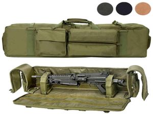 Taktisk pistolväska för M249 Military Army Airsoft Rifle som bär Case CS Jakt skjutande paintball med bärbar axelband W221221075
