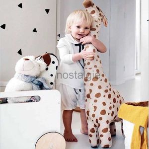 Animals Big Size45-100cm Simulation Giraffe Toys Soft Plush Stuffed Sleeping Doll Toy Boys Girls Birthday Gift 230617 240307