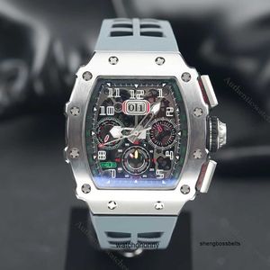 Mill mechanical movement luxury watchl wrist watches rm11-03 Automatic MovementUnique Skeleton Dial Luminous Pointers Rubber Strap101 Designer High-q