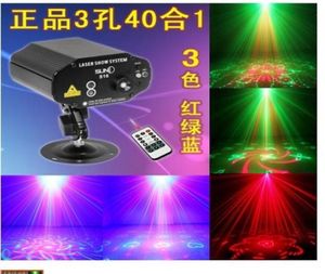 New Special Offer Auto Strobe Laser lighting Remote Control 3 Hole 40 In 1 Laser Stage Lights Flash Acoustic Bar Ktv Radium Shoots3237190