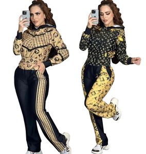 Spring autumn New Women's Tracksuits Luxury brandLV designer Casual Suit 2 Piece Set sports Suit