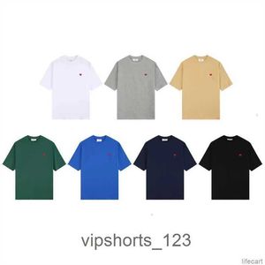 Designer Amis Paris Fashion brand Tees Mens Women Luxury Amis T Shirt Casual Tshirt Round Casual Shirt Luxurys Clothing Street Shorts Sleeve Clothes