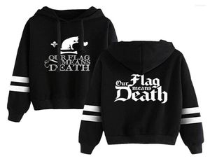 Men039s Hoodies Our Flag Means Death Tv Series Unisex Pocketless Parallel Bars Sleeve Woman Man Sweatshirts Casual Style Clothe6749822