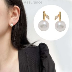Designer-Tiffanyco-Ohrringe, natürliche Süßwasserperle, flache, runde, helle Mantou-Perlenohrringe, natürliche, einfache, frische Ohrringe, Ohrringe weiblich