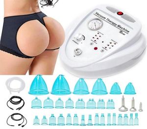 2022 Sälj produkt Bröst Butt Lift Vacuum Therapy Cupping Machine Slimming Bröstförstoringsmaskin med 35Cups Blue Cups269M8995709