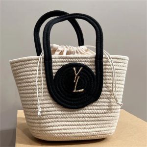 여자 잔디 짠 야채 바구니 토트 캐주얼 밀짚 가방 여름 뜨개질 숄더백 귀여운 지갑 부드러운 숙녀 쇼핑 가방