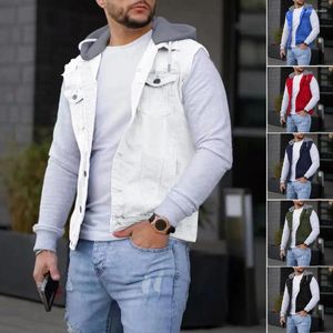 Gilet da uomo Gilet con coulisse dalla vestibilità comoda e super morbida Cappuccio casual per l'uso quotidiano