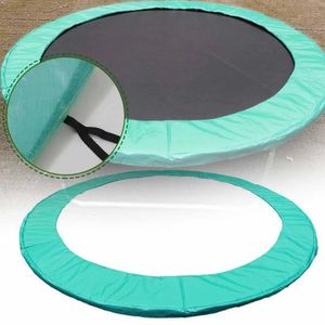 Tappetino di sicurezza per trampolino Accessori Tappetino di sicurezza per trampolino Copertura protettiva rotonda a molla Tappetino impermeabile 6ft8ft10ft Verde 240226