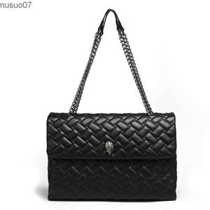 Worki Messenger Women łańcuchowe torby na ramię Crossbody torebka sprzęgła z łańcuchem w pasku mody w torbie diamentowej kołdakowa torba ściegowa