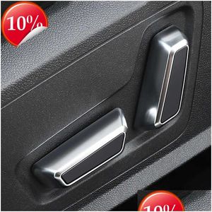 Other Interior Accessories New For A4 B8 A6 C6 C7 A5 A7 Q5 Q3 Car Styling Interior Seat Adjustment Button Switch Protective Er Trim Ac Dhx74