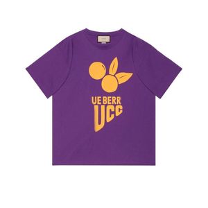 2024 Yeni Kadın ve Erkek T-Shirts Aile T-Shirt Kısa Kollu Markalı Marka Pamuk UNISEX ÇİFT KAPALI UCC Moda Gömlek