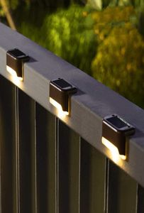 SOLARFLÖDLIGHT LED Solar Deck Lamps IP65 Vattentät utomhus Garden Pathway Patio Stapp Steg Staket Lampor för steg Trappor Path1233880