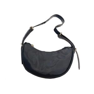 Borsa di tela di moda piccola in nylon nero di design