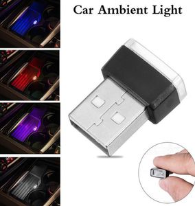 USB LED Mini Wireless Car Interior Lighting Atmosphere Lights Home Lamp Accessory Universal5668497
